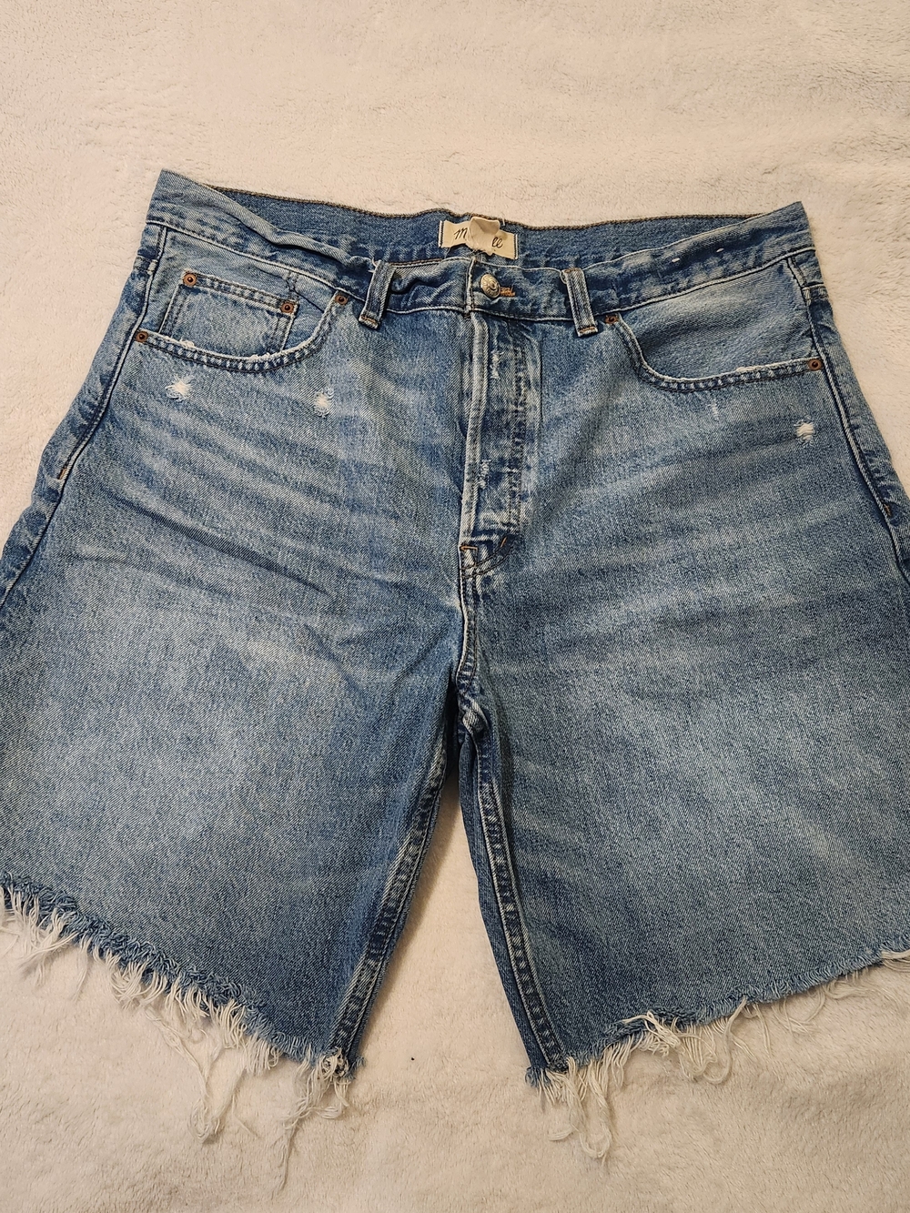 Madewell The Essex Long Baggy Shorts size 31